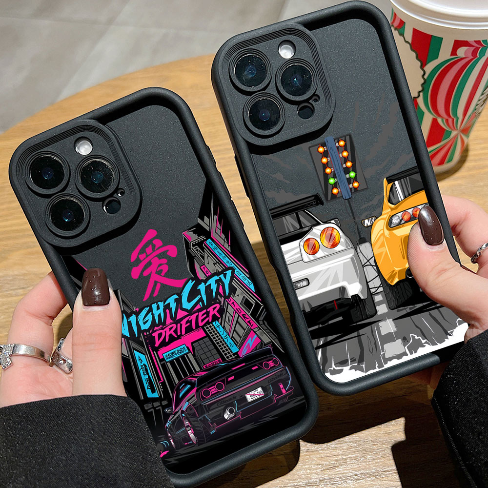Vivo Y28 - Casing Ponsel Mobil Drift JDM Balap