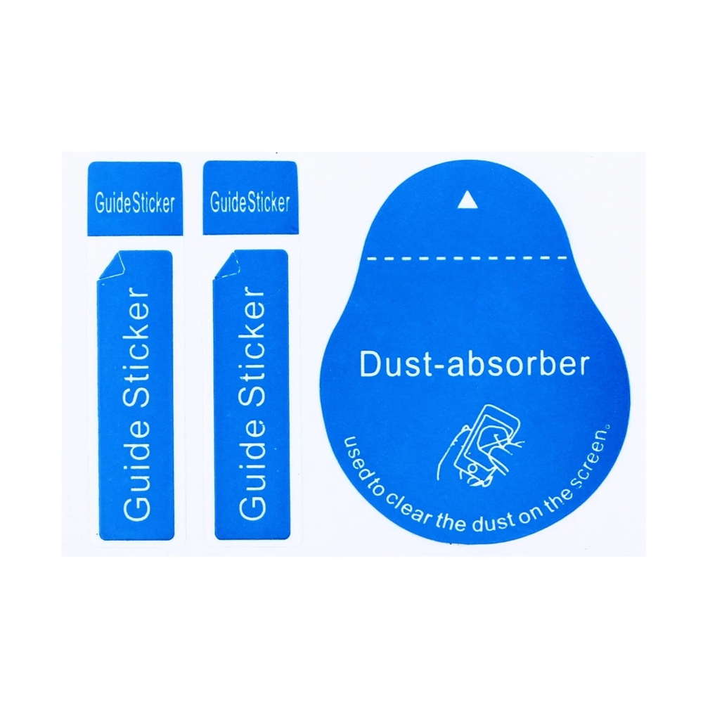 Dust Removal Sticker - Stiker Panduan Pembersih Layar Kaca Tempered,