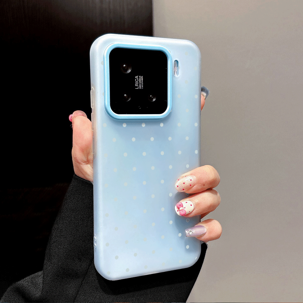 Casing Ponsel Polkadot Biru Mu - Xiaomi Redmi Note 14 ulasan dan harga