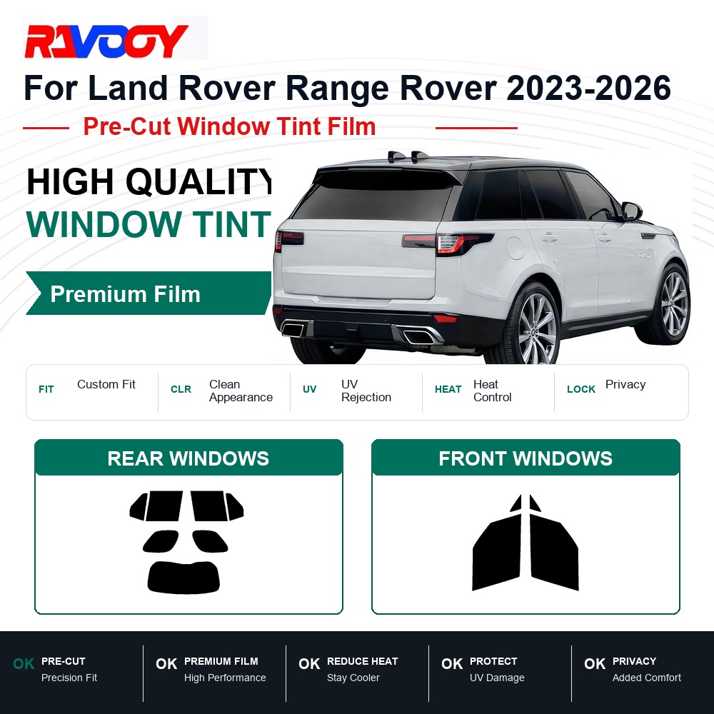 RAVOOY Kaca Film Precut, Film  - Air Bubble Remover ulasan dan harga