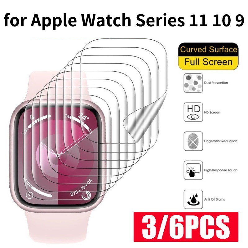 6 Buah Film Pelindung Layar un - Smartwatch Screen Film ulasan dan harga